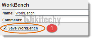  controlpanel of workbench